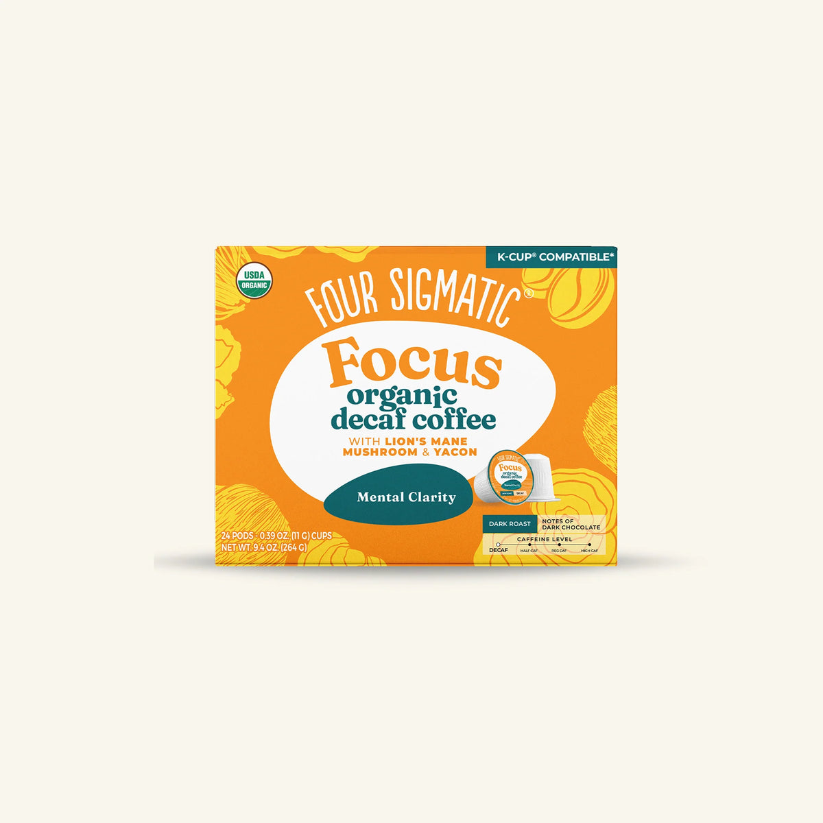 Focus Decaf Coffee Pods (24ct)